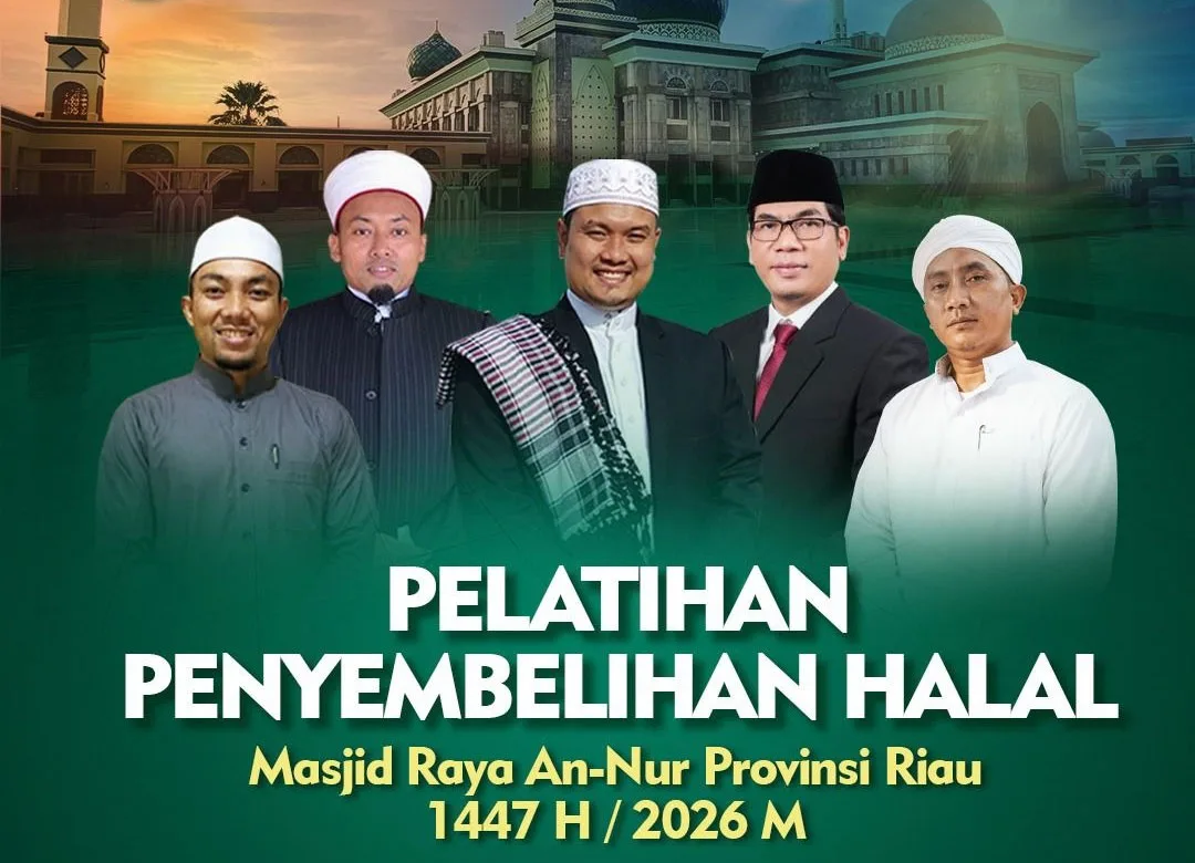 Langsung Praktik dan Gratis, Masjid Raya An-Nur Riau Gelar Pelatihan Penyembelihan Kurban