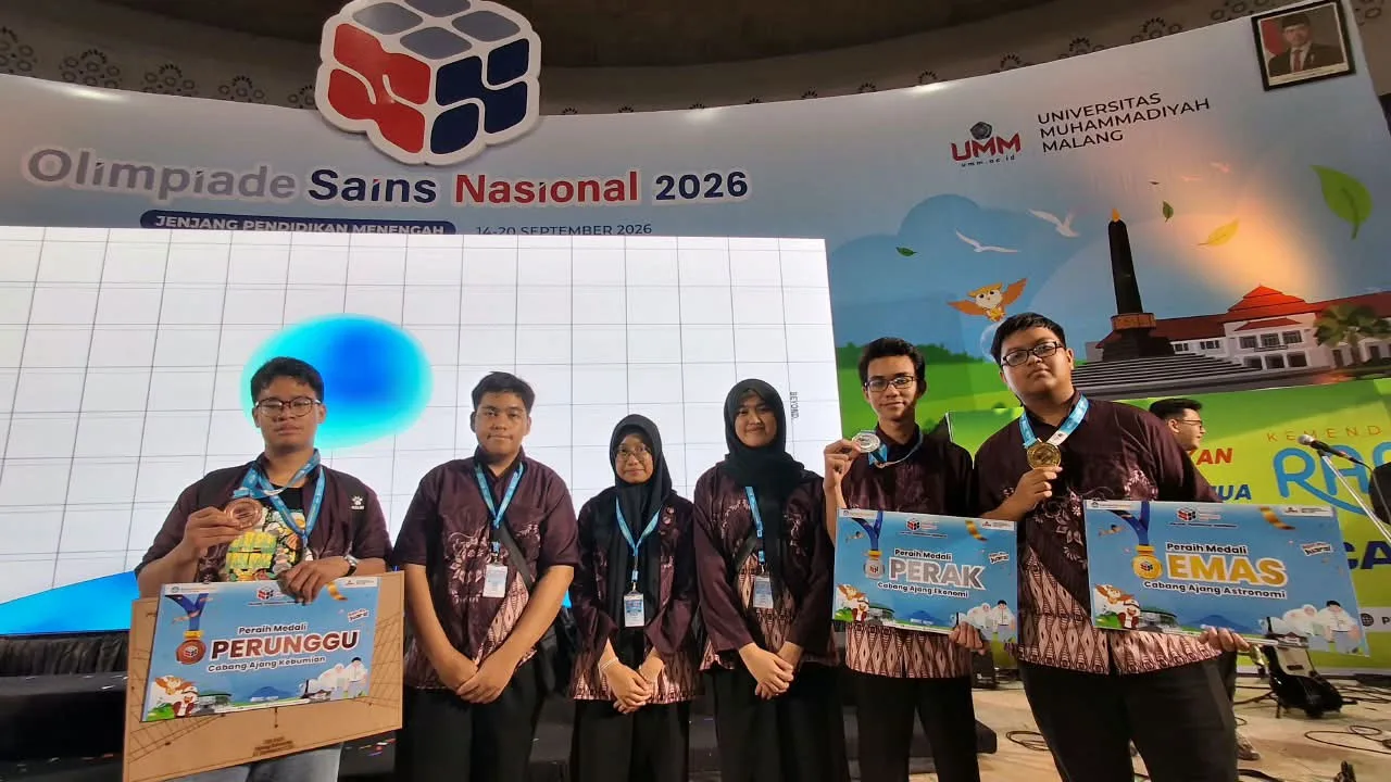 Prestasi Gemilang! MAN 2 Pekanbaru Borong 3 Medali dan 1 Honorable Mention di OSN Nasional